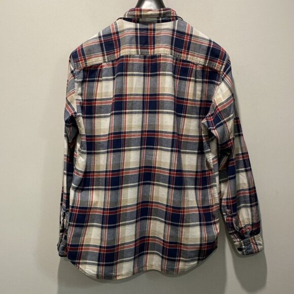 Uniqlo flannel Shirt Plaid Button-Down Shirt Size Medium - Picture 6 of 11